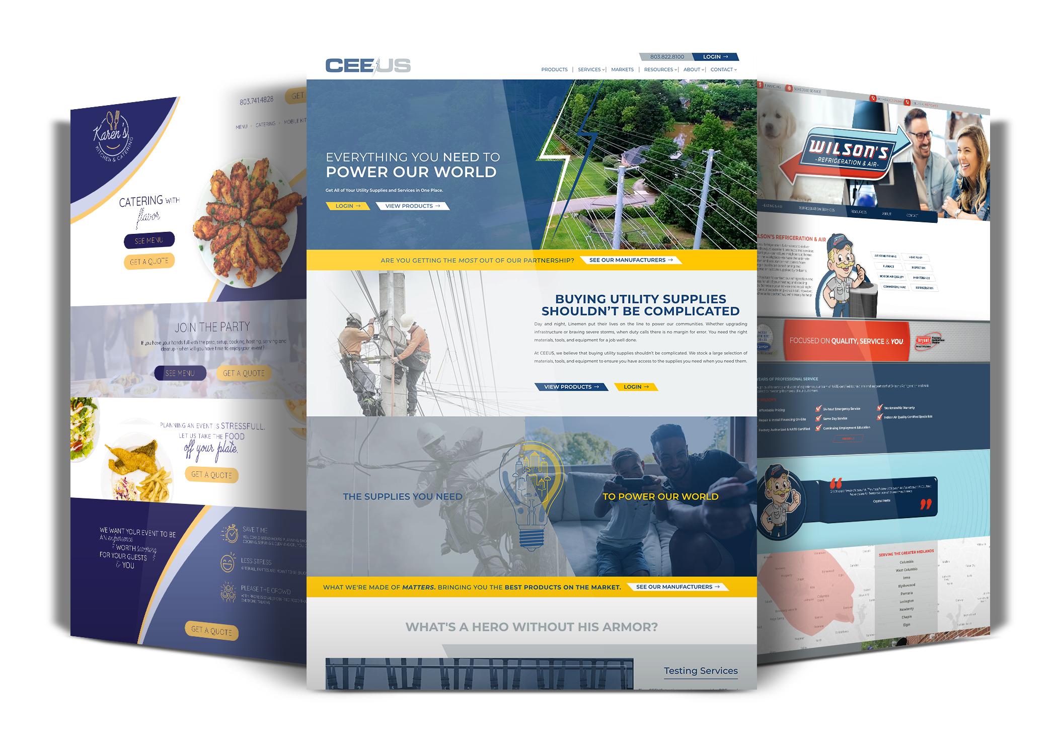 سایت رستوران طراحی شده توسط هلیونیکس